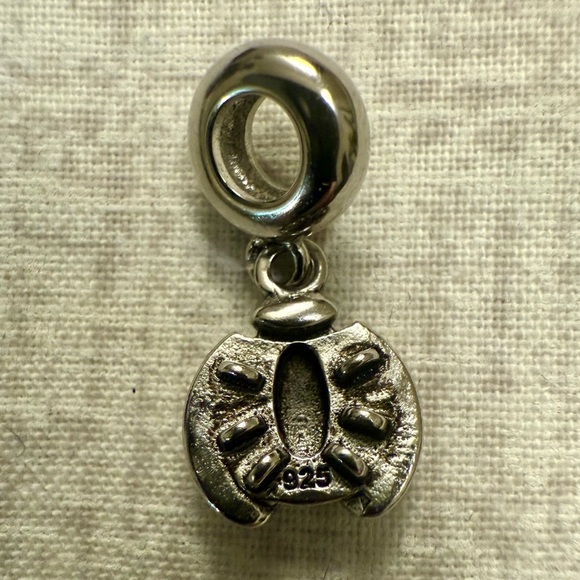 NWT Sterling Silver Good Luck Ladybug Charm w/Color-Shifting Stones - Picture 3 of 5